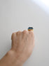 Eme ring - smoky blue